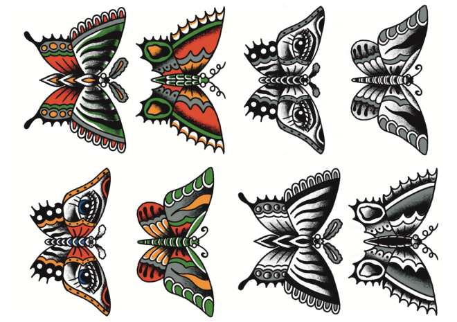 Butterfly Tattoos - Zoi Tattoo - Like ink - Artist Oliver