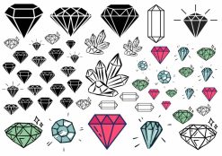 Diamanter fake tattoos